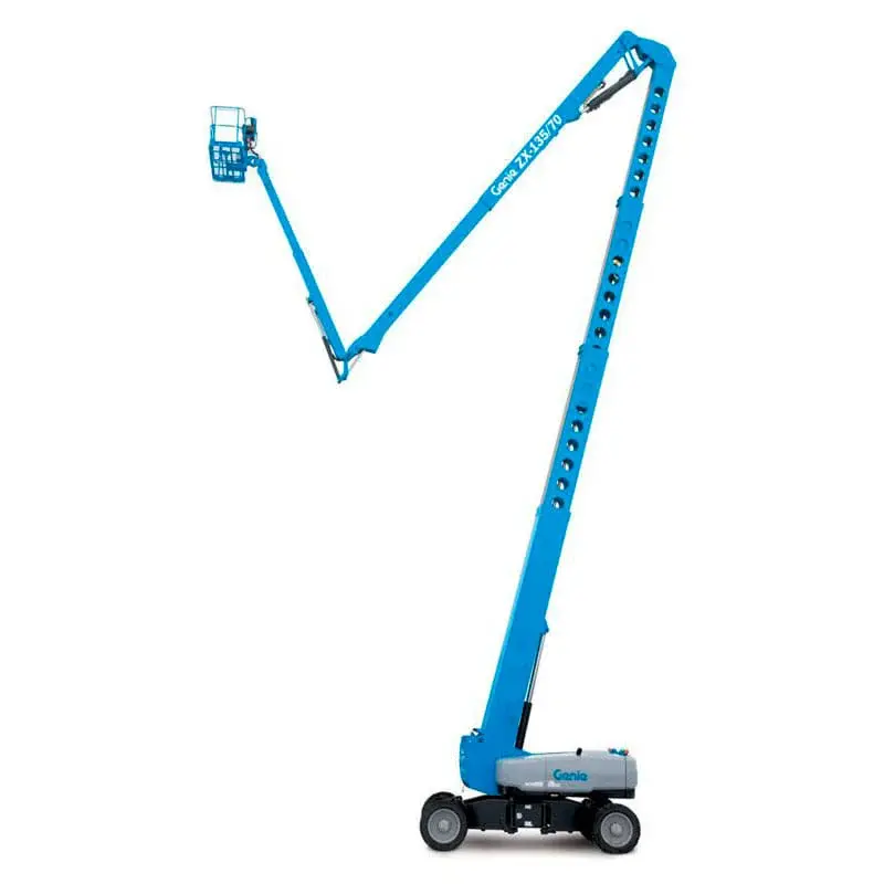 Arriendo de Plataforma Articulada ZX-135 de 41,15 mts. Genie en SK Rental con cobertura nacional.